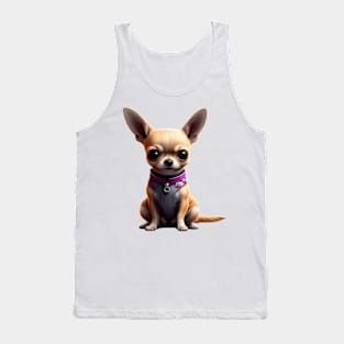 Chihuahua in suit Tank Top